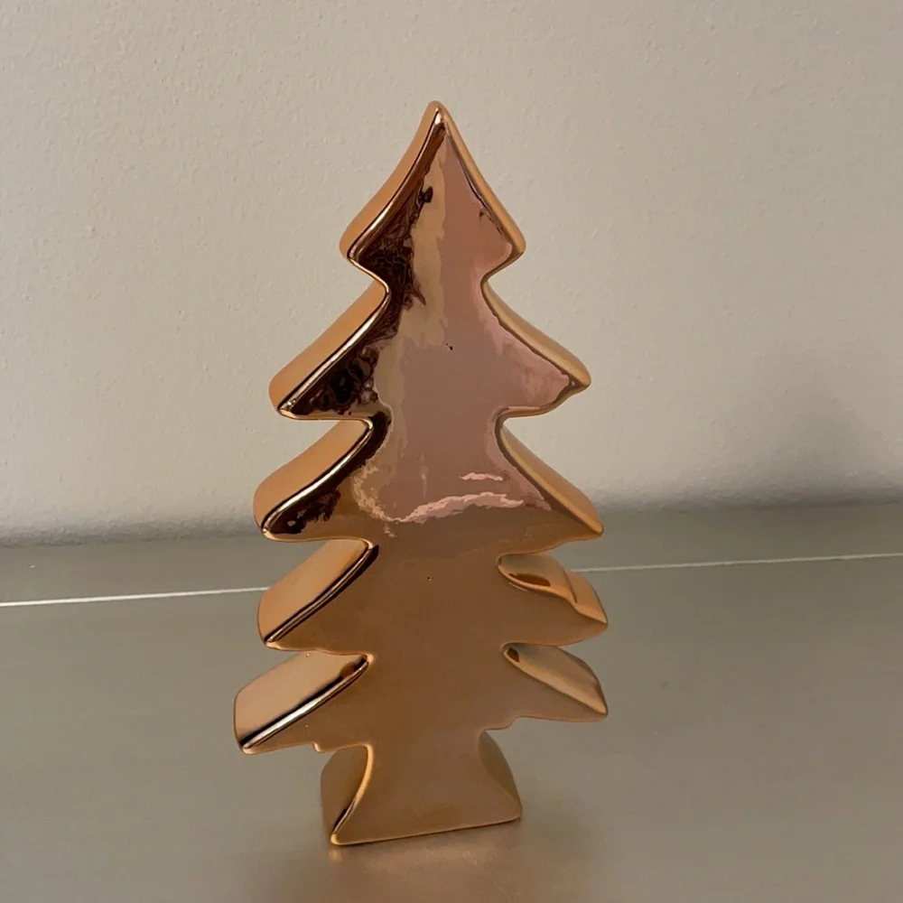 Decorative Cooper-Tone Christmas Tree